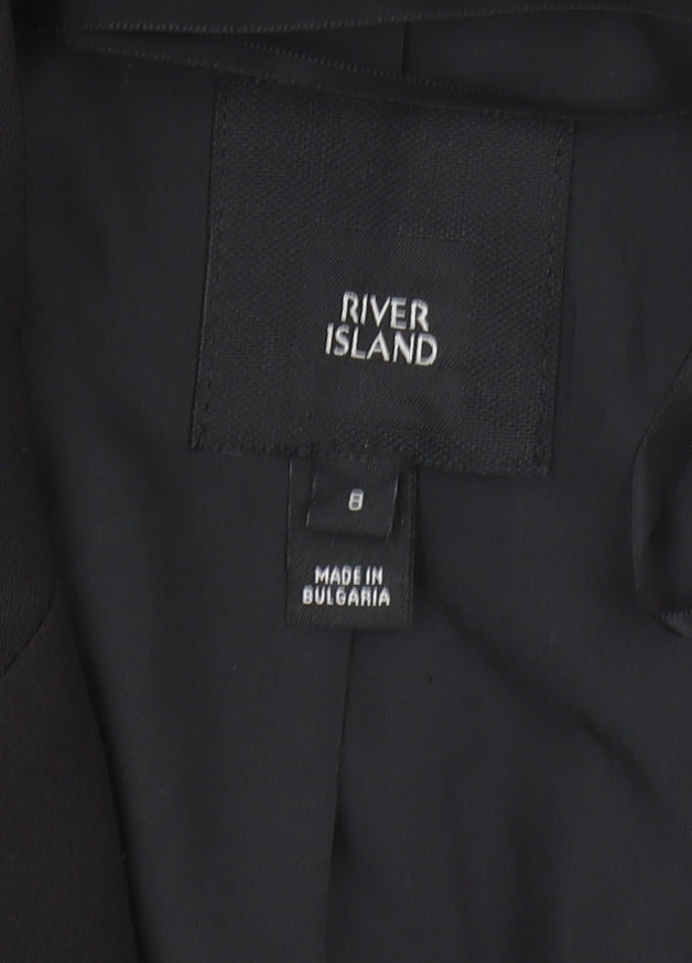 River Island Women's Black Blazer Size 8