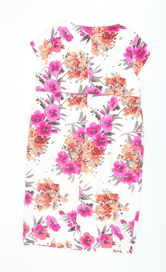CC Petite Women's Multicoloured Floral Shift Dress
