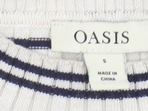 Womens UK Size S Oasis Multicoloured Pullover Jumper