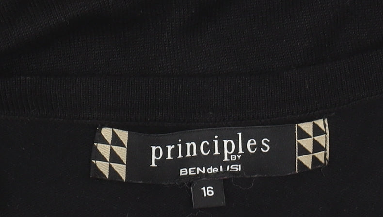 Womens UK Size 16 Principles by Ben de Lisi Black Pullover Jumper
