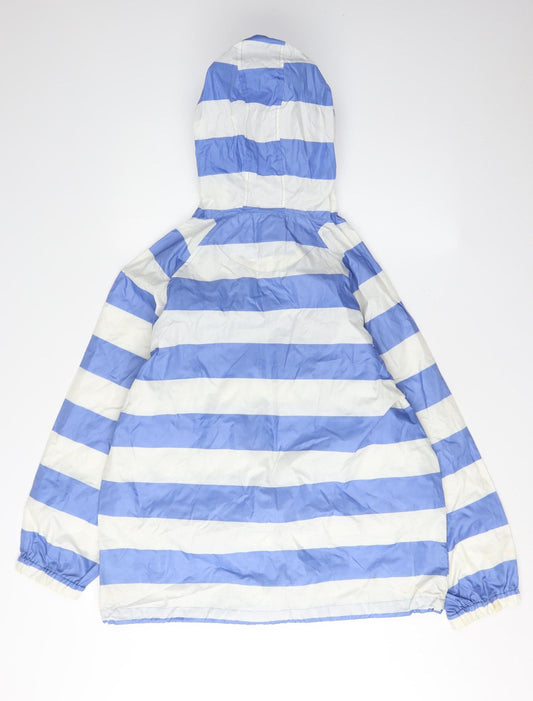 Womens UK Size 12 Joules Blue Anorak Coat
