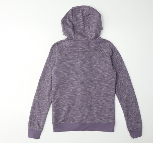 Womens UK Size 8 Mountain Warehouse Purple Full Zip Hoodie