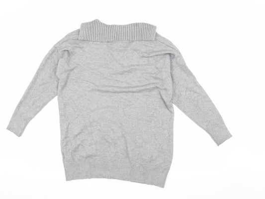 Womens UK Size 6 Threadbare Grey Pullover Jumper
