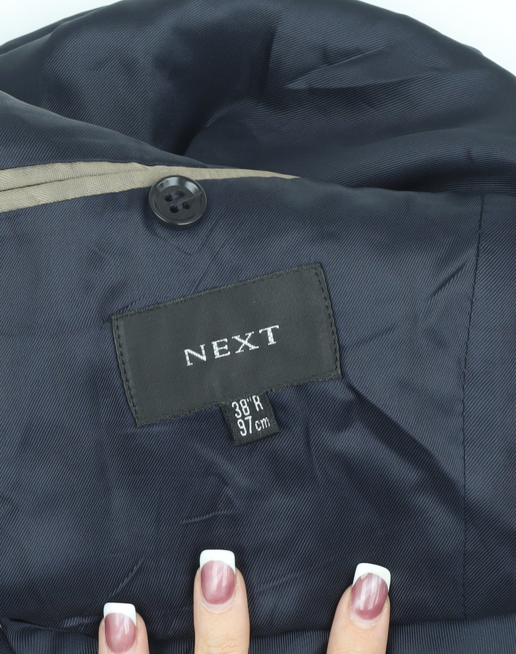 Mens UK Size 38 NEXT Regular Blue Suit Jacket