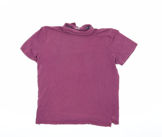 Boden Men's Purple Polo, Size S, Short Sleeve, Cotton