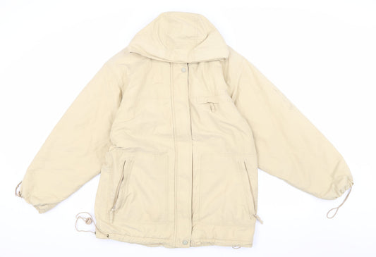 Womens UK Size 12 Marks and Spencer Beige Parka Coat