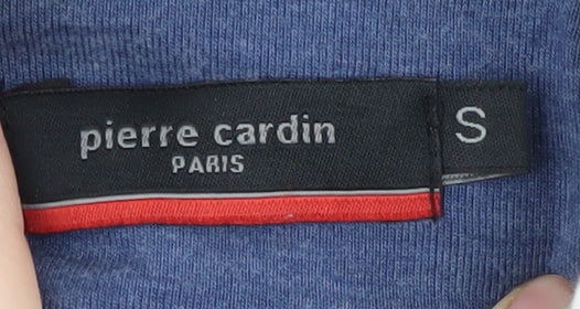 Pierre Cardin Men's Blue Striped Polo Shirt S