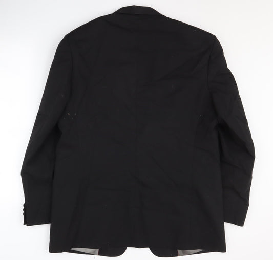 Armando Men's Black Tuxedo Jacket, 42, Shawl Lapel, Formal