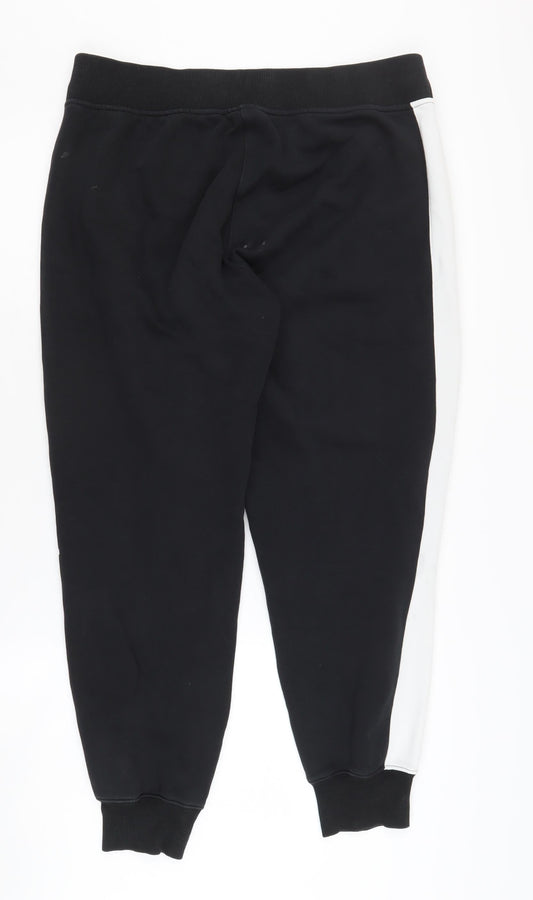 Reebok Women's Black Jogger Trousers, Size L, Activewear