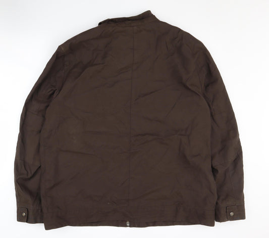 Mens UK Size 2XL Rocha John Rocha Brown Basic Jacket