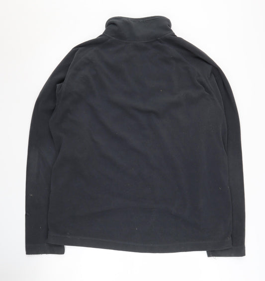Mens UK Size XL Craghoppers Black 1/4 Zip Sweatshirt
