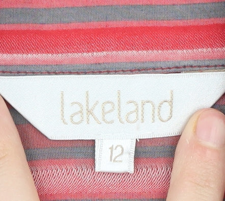 Womens UK Size 12 Lakeland Multicoloured Basic Blouse