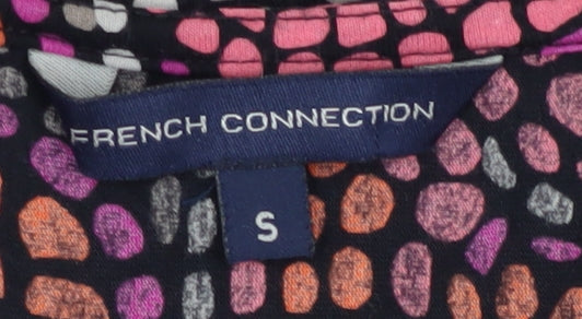 Womens UK Size S French Connection Multicoloured Tunic Blouse
