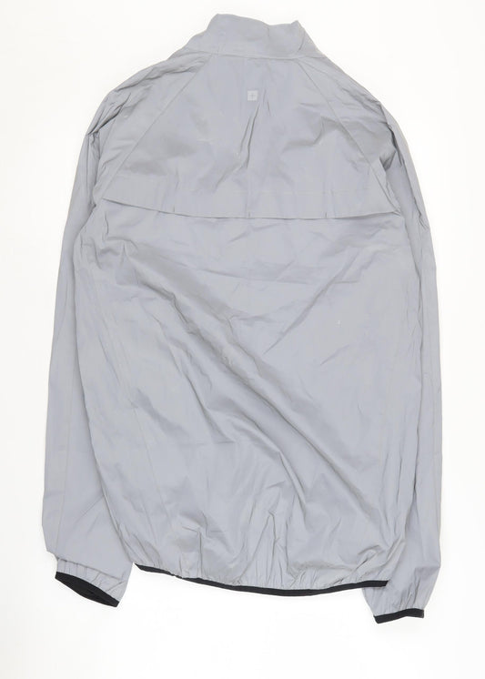 Mens UK Size S Mountain Warehouse Grey Windbreaker Coat
