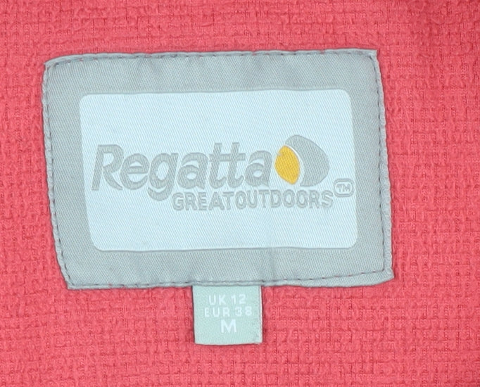 Regatta Women's Red Henley Sweatshirt Medium