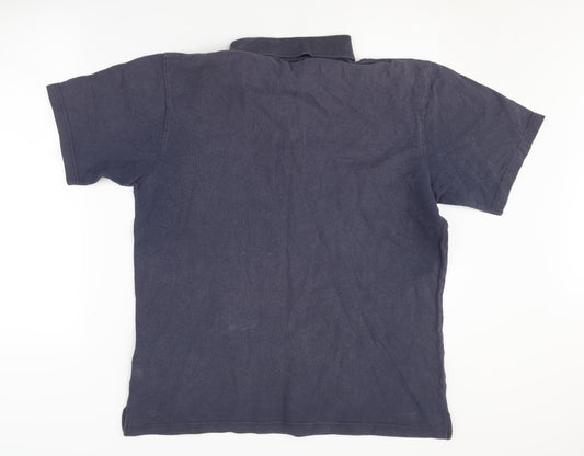 Cotton Traders Men's Blue Polo Shirt M