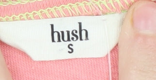 Hush Women's Pink Scoop Neck Pullover Jumper S