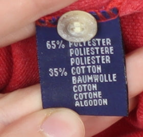 Le Shark Men's Red Polo, Medium, Polyester Blend