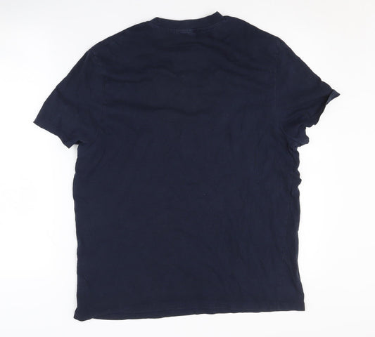 Mens UK Size L ASOS Design Blue T-Shirt