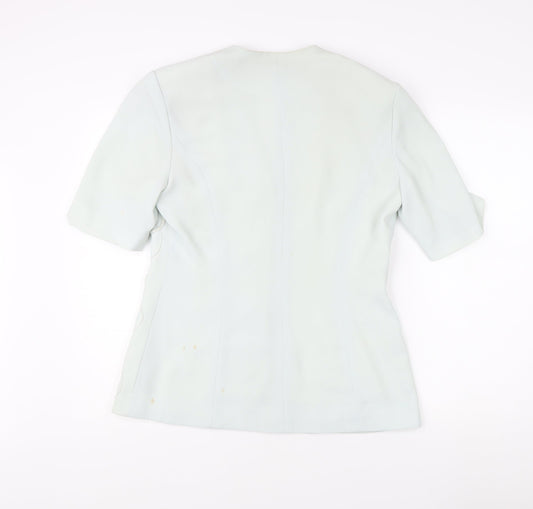 Womens UK Size 14 Gina White Suit Jacket