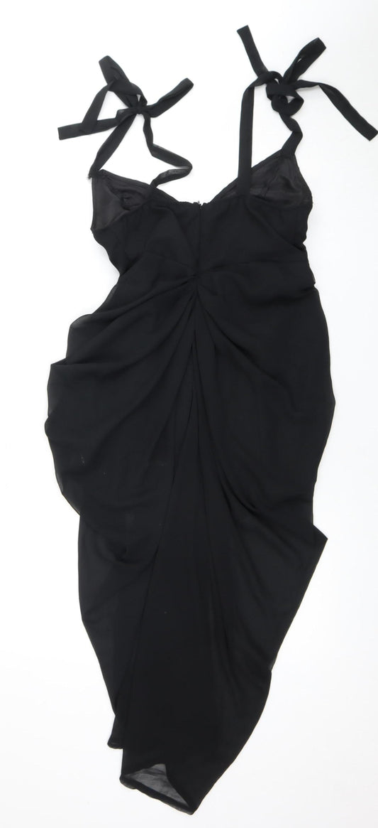 PrettyLittleThing Women's Black Sleeveless Dress