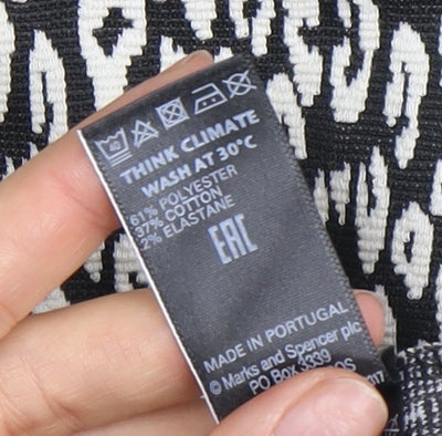 Marks and Spencer Women's Black Pencil Skirt Size 18