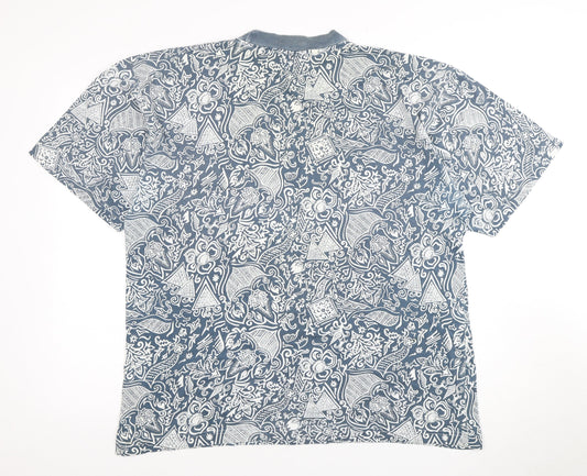 Mens UK Size L Burton Blue T-Shirt