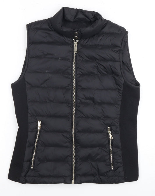 Zara Women's Black XS Puffer Waistcoat