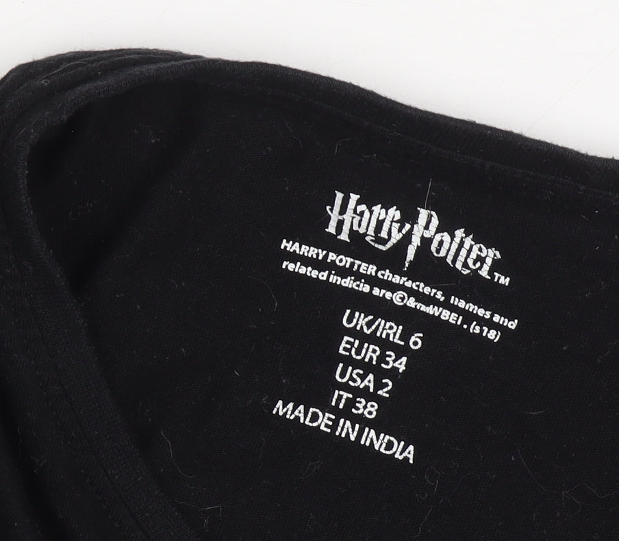 Harry Potter Unisex Kids Black Mischief Managed T-Shirt, 6 Years
