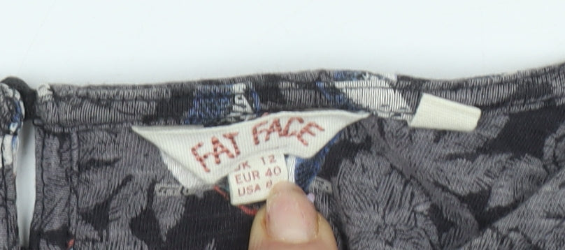 Fat Face Women's Multicoloured Cotton Shift Dress, Size 12