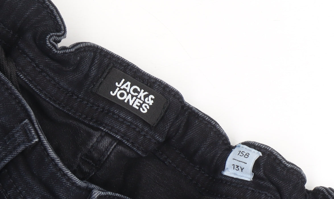 Close-up detail of Jack & Jones Kids Black Jeans 13 Years unisex