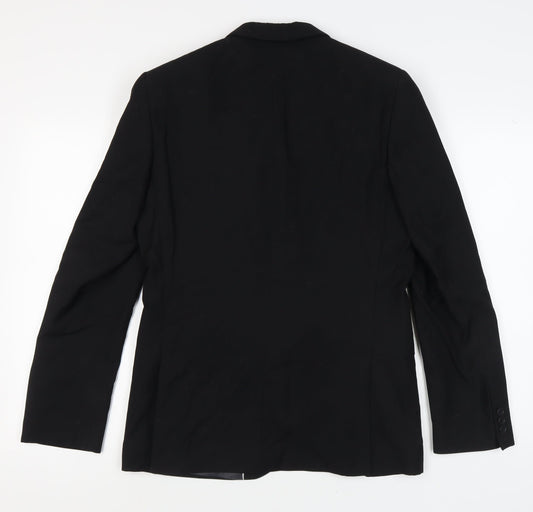 Mens UK Size 38 Marks and Spencer Regular Black Suit Jacket