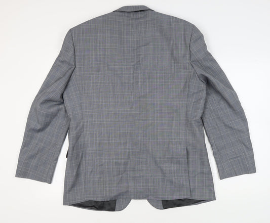 Mens UK Size 46 Ben Sherman Regular Grey Suit Jacket