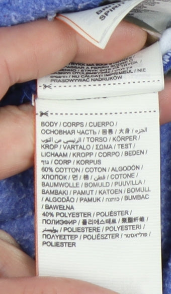 Superdry Unisex Blue Pullover Hoodie - Size S