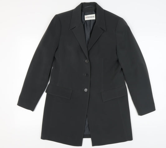 Womens UK Size 10 Windsmoor Regular Black Suit Jacket