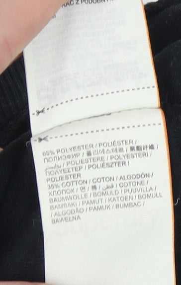 Superdry Black Women's Sweatshirt, Size S, Chevron Pattern