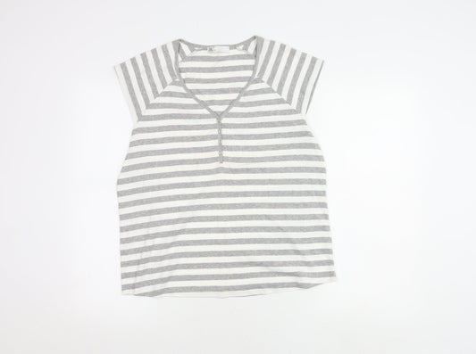 Womens UK Size 20 BHS Multicoloured Basic T-Shirt