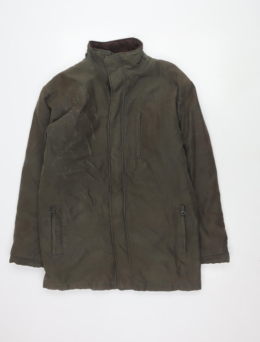 Mens UK Size S Armand Green Basic Jacket