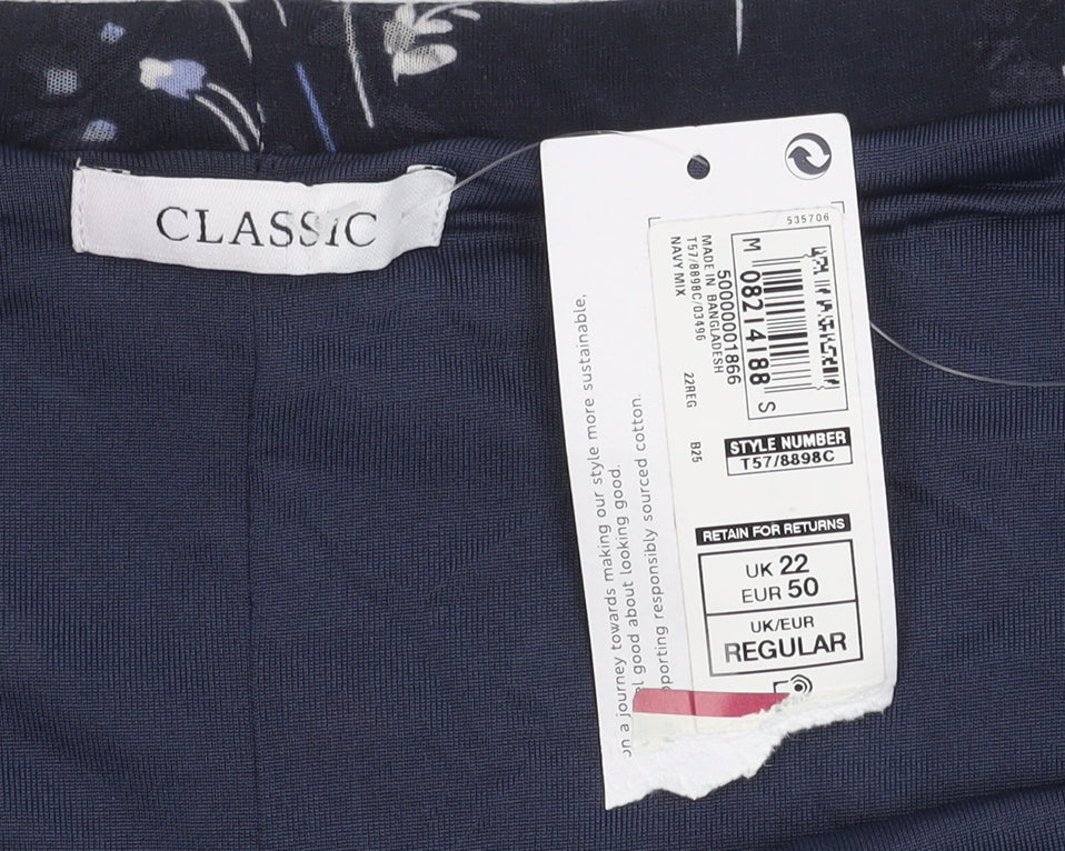 Marks and Spencer Women’s Floral A-Line Skirt, Size 22