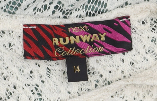 Next Runway Collection Women's Green Dress Size 14