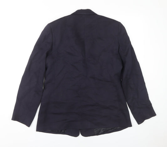 Lands' End Women's Blue Blazer Jacket Size 6