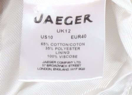 Womens UK Size 12 Jaeger Multicoloured Basic Jacket