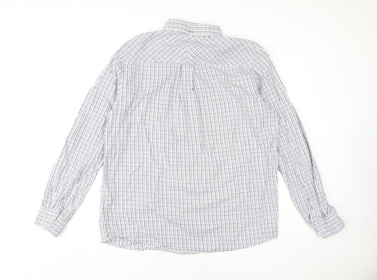 Mens UK Collar Size XL John Lewis Smart Blue Dress Shirt