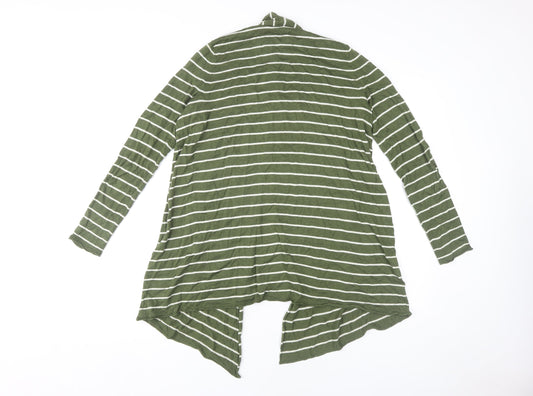 Womens UK Size 10 Mauvette Green Cardigan