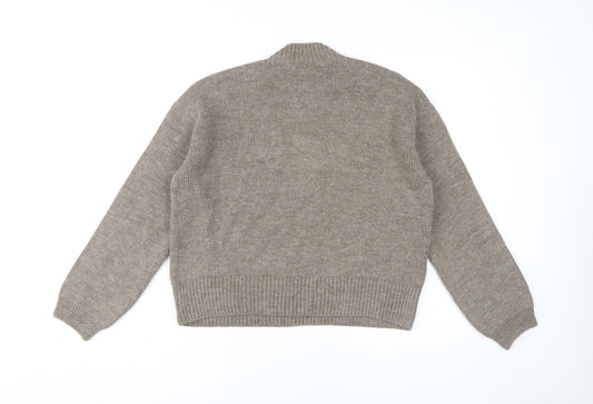Womens UK Size M Marks and Spencer Brown Pullover Jumper