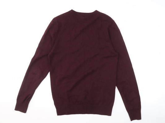 Next Men's Small Red Pullover Jumper