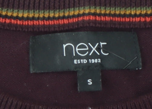 Next Men's Small Red Pullover Jumper
