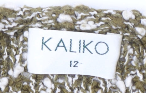 Womens UK Size 12 Kaliko Multicoloured Pullover Jumper