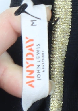 John Lewis Women's Black Long Sleeve Dress M