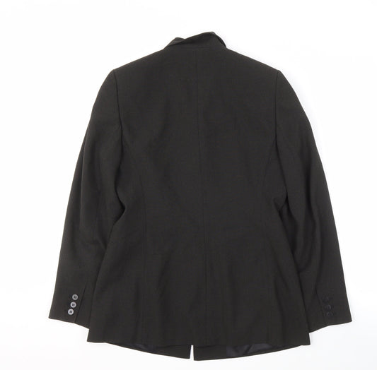 Womens UK Size 10 Planet Black Suit Jacket